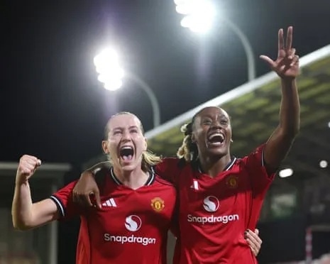 Elisabeth Terland Treble Propels Manchester United Into The Champions League Group Stage